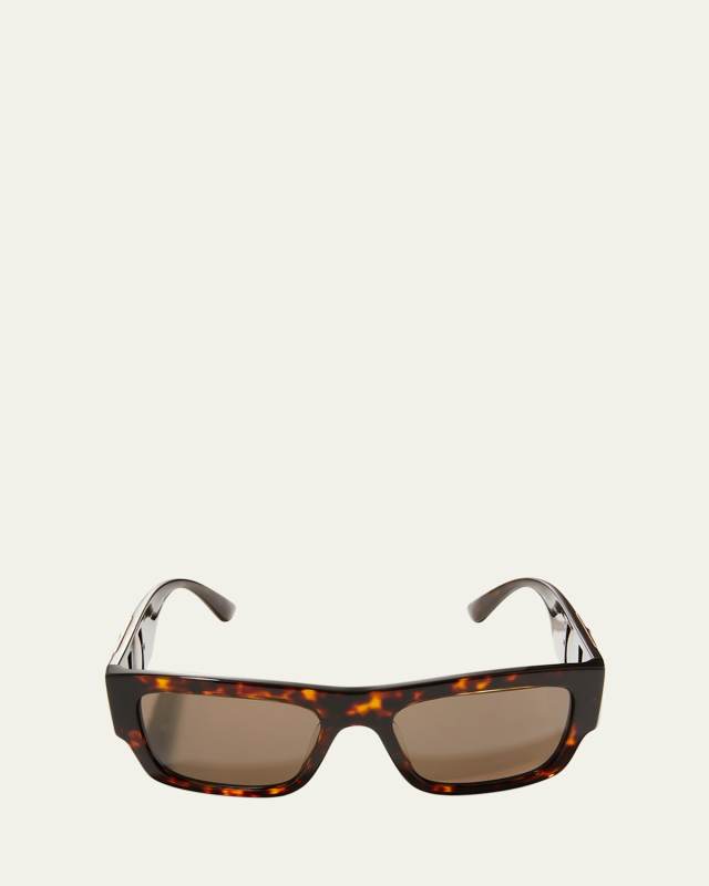 Medusa Rectangle Acetate Sunglasses